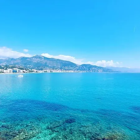 Apartment 150 M Plage, Piscine, Clim, Parking Prive, Entre Monaco & Menton, Calme & Luxe Assure !